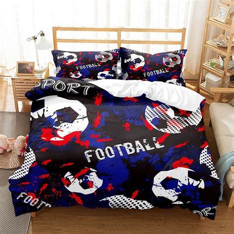 football twin bed set|boys football comforter set.